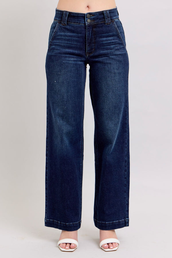 Judy Blue HW Wide Leg Jean