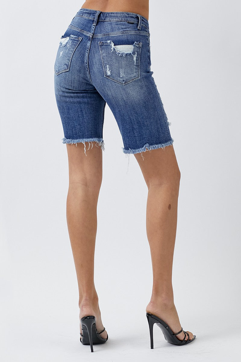 Risen High -Rise Bermuda Shorts