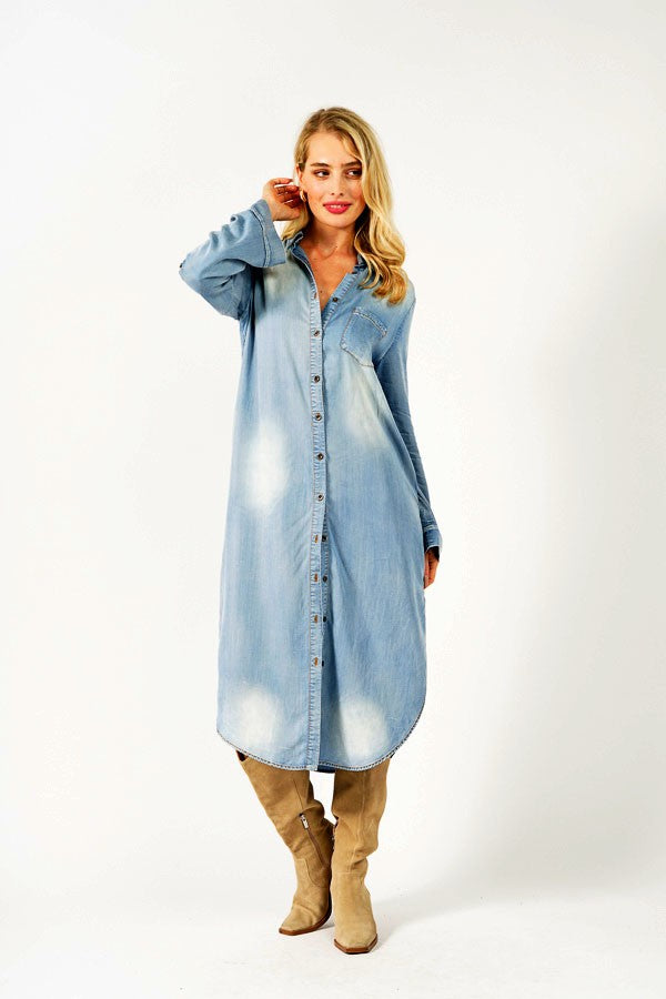 Denim Maxi Dress