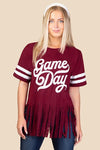 GAME DAY FRINGE TOP