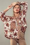 Floral Illusion Printed Shirt