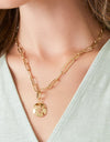 Sand Dollar Charm Necklace 18"