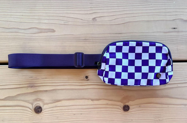 GAME DAY Checked Fanny Pack - 3 Colors