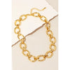 Thick Oval Chain Link Necklace