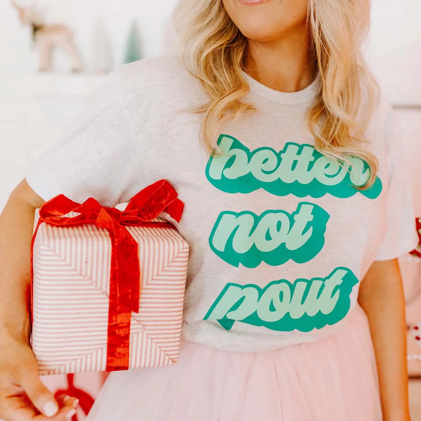 X Better Not Pout Christmas Shirt