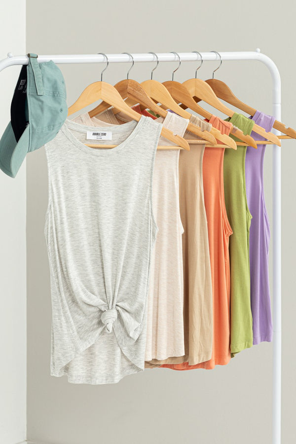 Workout Time Sleeveless Tank Top - 5 Colors