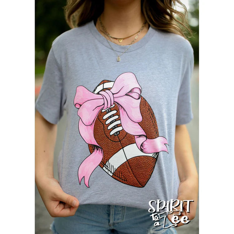 GAME DAY Football Bow TShirt