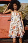 Botanical Tiered Tank Dress