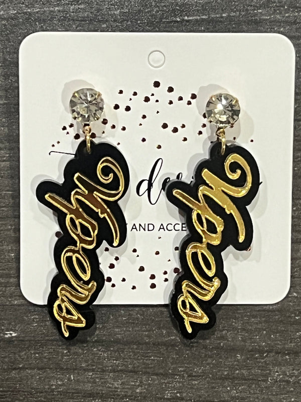 GAME DAY Verrado Vipers Custom Earrings