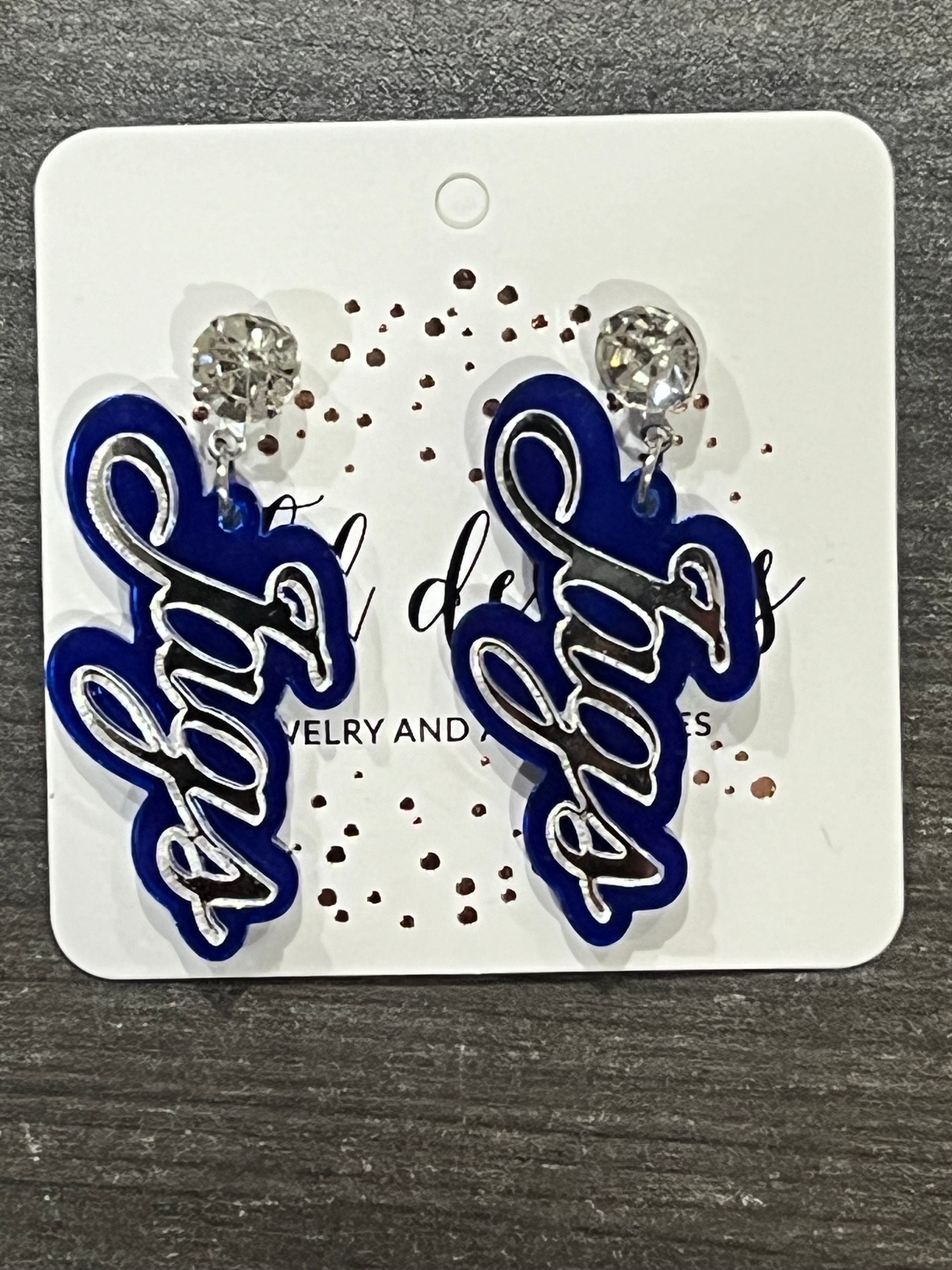 GAME DAY Jags Custom Earrings