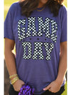 Game Day Checkered Graphic Tee