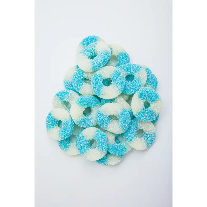 Sour Blue Raspberry Rings