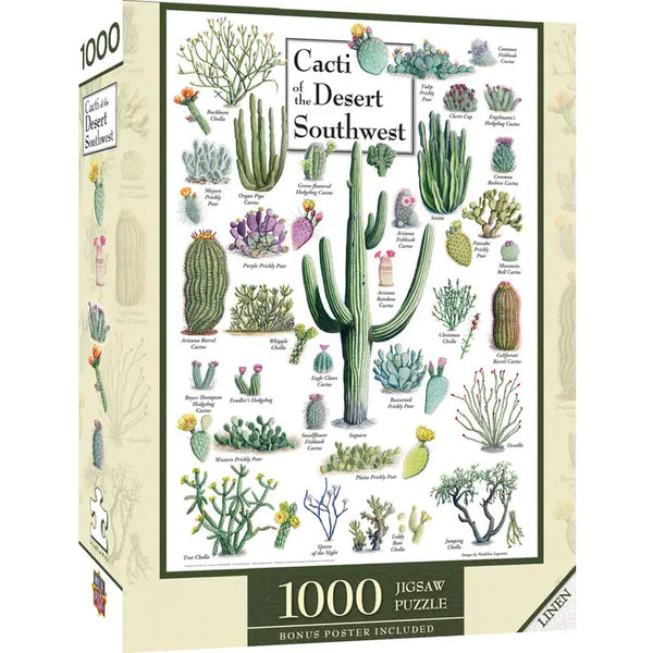 Cacti of the Desert Southwest 1000 Piece Puzzle