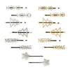 Christmas Olivia Moss Bling Hair Clips - Asst styles