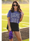 Game Day Checkered Graphic Tee