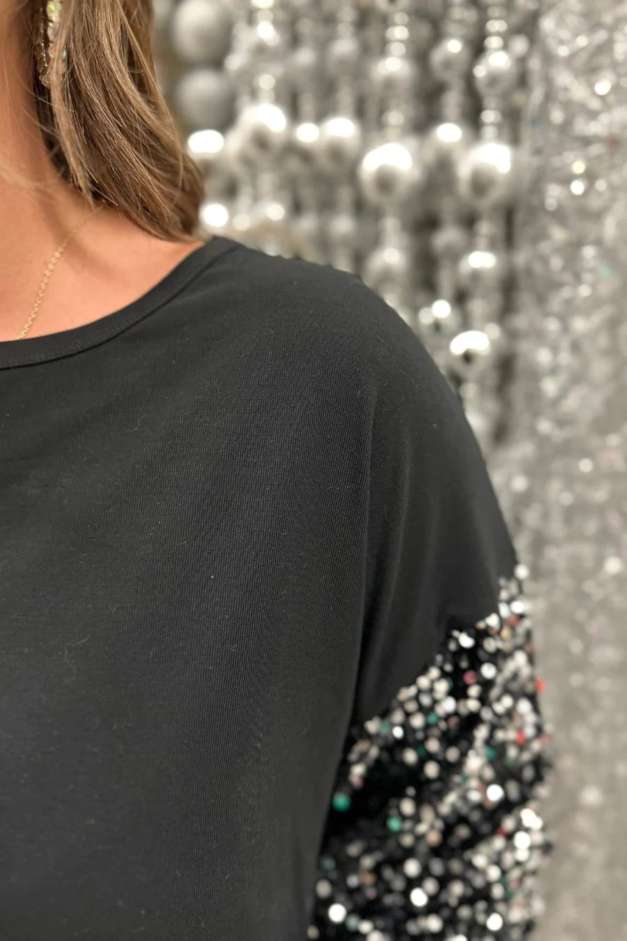 Vegas Lights Sequin Top