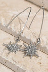 Starburst Pave Crystal Earrings