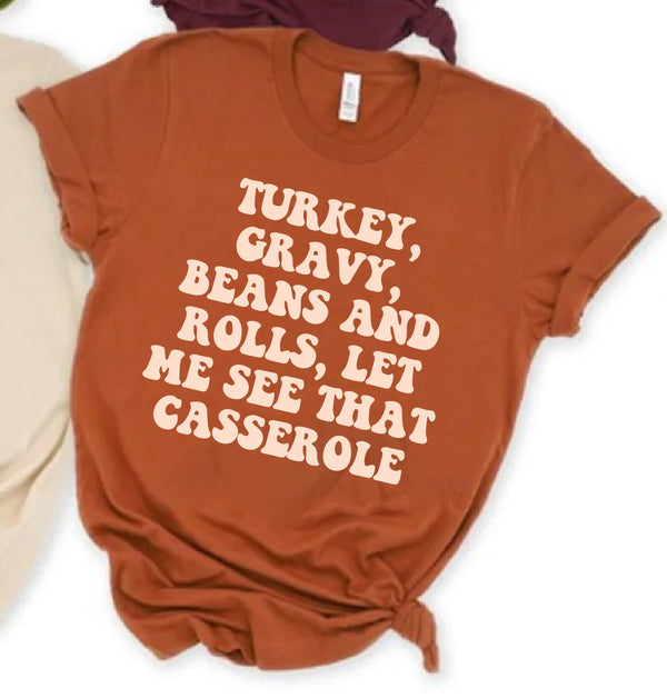 SALE TURKEY, GRAVY, BEANS GRAPHIC TEE