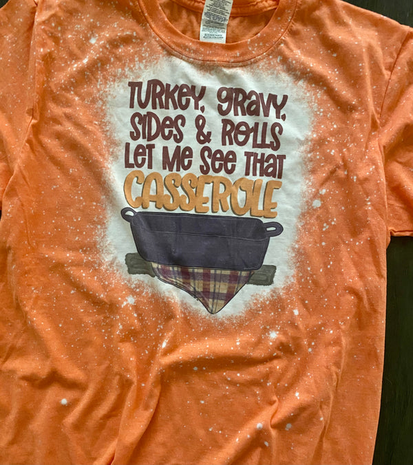 SALE NEW Turkey, Gravy, Casserole Graphic Tee